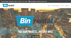 Desktop Screenshot of binrentalvancouver.net