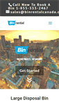 Mobile Screenshot of binrentalvancouver.net